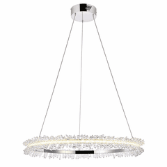 Elegant Laurel  LED 26" Pendant - Chrome - 3506D26C