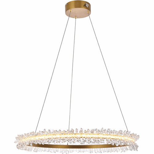 Elegant Laurel  LED 26" Pendant - Gold - 3506D26G