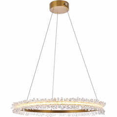 Elegant Laurel  LED 26" Pendant - Gold - 3506D26G