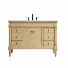 Elegant Lexington 48" Single Bathroom Vanity - Antique Beige - VF13048AB