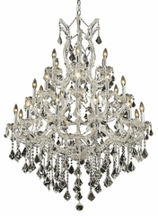 Elegant Maria Theresa 28-LT Chrome Chandelier Clear Royal Cut Crystal - 2800D38C/RC Elegant Maria Theresa 28-LT Chrome Chandelier Clear Royal Cut Crystal - 2800D38C/RC