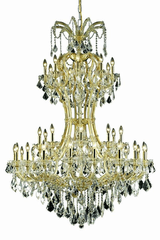 Elegant Maria Theresa 36-LT Gold Chandelier Clear Royal Cut Crystal - 2800D46G/RC Elegant Maria Theresa 36-LT Gold Chandelier Clear Royal Cut Crystal - 2800D46G/RC