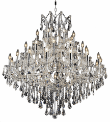 Elegant Maria Theresa 37-LT Chrome Chandelier Clear Royal Cut Crystal - 2801G44C/RC