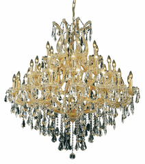 Elegant Maria Theresa 37-LT Gold Chandelier Clear Royal Cut Crystal - 2801G44G/RC