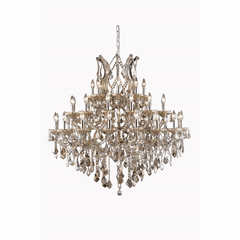 Elegant Maria Theresa 37-LT Golden Teak Chandelier Golden Teak Royal Cut Crystal - 2800G44GT-GT/RC