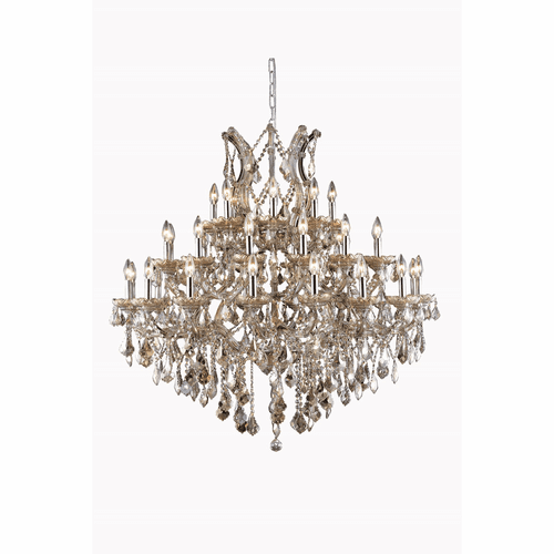 Elegant Maria Theresa 37-LT Golden Teak Chandelier Golden Teak Royal Cut Crystal - 2800G44GT-GT/RC