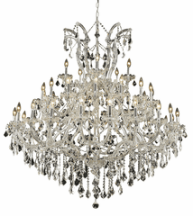 Elegant Maria Theresa 41-LT Chrome Chandelier Clear Royal Cut Crystal - 2800G52C/RC