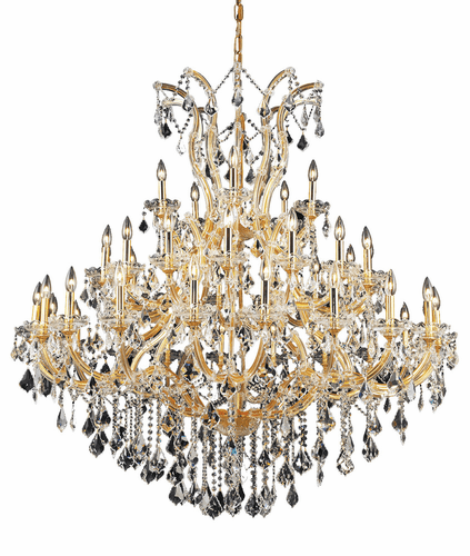 Elegant Maria Theresa 41-LT Gold Chandelier Clear Royal Cut Crystal - 2800G52G/RC