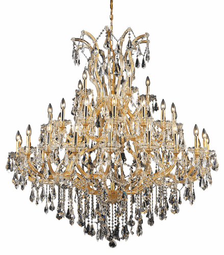 Elegant Maria Theresa 41-LT Gold Chandelier Clear Royal Cut Crystal - 2801G52G/RC