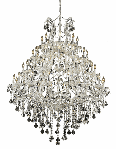 Elegant Maria Theresa 49-LT Chrome Chandelier Clear Royal Cut Crystal - 2800G46C/RC
