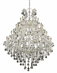 Elegant Maria Theresa 49-LT Chrome Chandelier Clear Royal Cut Crystal - 2800G46C/RC