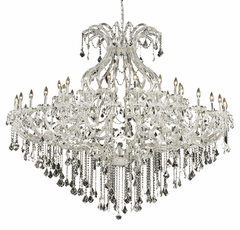 Elegant Maria Theresa 49-LT Chrome Chandelier Clear Royal Cut Crystal - 2800G72C/RC Elegant Maria Theresa 49-LT Chrome Chandelier Clear Royal Cut Crystal - 2800G72C/RC