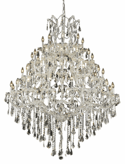 Elegant Maria Theresa 49-LT Chrome Chandelier Clear Royal Cut Crystal - 2801G46C/RC
