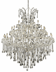 Elegant Maria Theresa 49-LT Chrome Chandelier Clear Royal Cut Crystal - 2801G60C/RC
