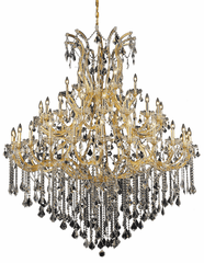 Elegant Maria Theresa 49-LT Gold Chandelier Clear Royal Cut Crystal - 2800G60G/RC