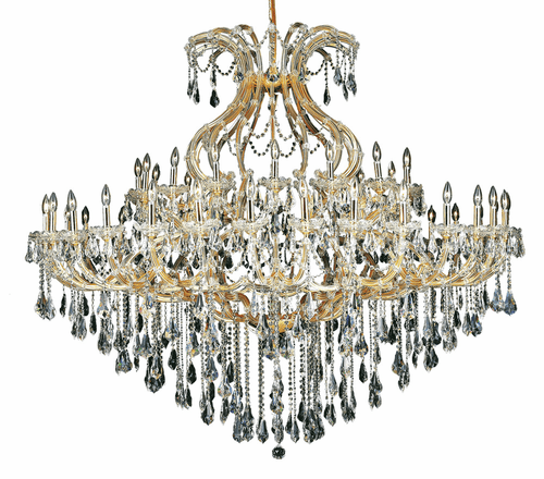 Elegant Maria Theresa 49-LT Gold Chandelier Clear Royal Cut Crystal - 2801G72G/RC