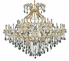Elegant Maria Theresa 49-LT Gold Chandelier Clear Royal Cut Crystal - 2801G72G/RC