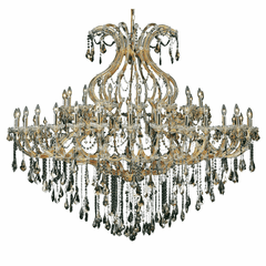 Elegant Maria Theresa 49-LT Gold Chandelier Golden Teak Royal Cut Crystal - 2801G72G-GT/RC Elegant Maria Theresa 49-LT Gold Chandelier Golden Teak Royal Cut Crystal - 2801G72G-GT/RC