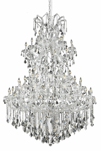 Elegant Maria Theresa 61-LT Chrome Chandelier Clear Royal Cut Crystal - 2800G54C/RC