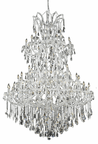 Elegant Maria Theresa 61-LT Chrome Chandelier Clear Royal Cut Crystal - 2801G54C/RC