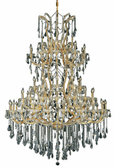 Elegant Maria Theresa 61-LT Gold Chandelier Clear Royal Cut Crystal - 2801G54G/RC