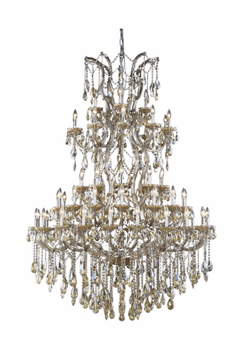 Elegant Maria Theresa 61-LT Golden Teak Chandelier Golden Teak Royal Cut Crystal - 2800G54GT-GT/RC