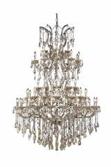 Elegant Maria Theresa 61-LT Golden Teak Chandelier Golden Teak Royal Cut Crystal - 2800G54GT-GT/RC