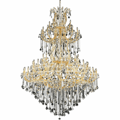 Elegant Maria Theresa 85-LT Gold Chandelier Clear Royal Cut Crystal - 2800G96G/RC Elegant Maria Theresa 85-LT Gold Chandelier Clear Royal Cut Crystal - 2800G96G/RC