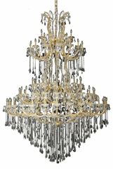 Elegant Maria Theresa 85-LT Gold Chandelier Clear Royal Cut Crystal - 2801G96G/RC