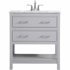 Elegant Martins 30" Single Bathroom Vanity - Grey - VF90130GR