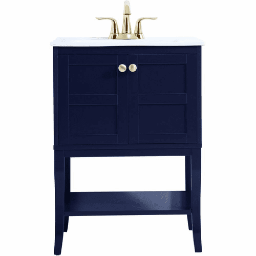 Elegant Mason 24" Bathroom Vanity - Blue - VF2100BL