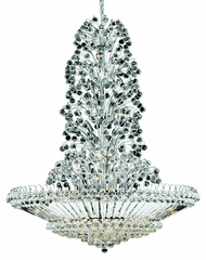 Elegant Maxime 18-LT Chrome Chandelier Clear Royal Cut Crystal - V2030D32C/RC Elegant Maxime 18-LT Chrome Chandelier Clear Royal Cut Crystal - V2030D32C/RC
