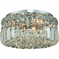 Elegant Maxime 4-LT Chrome Flush Mount Clear Royal Cut Crystal - V2030F12C/RC Elegant Maxime 4-LT Chrome Flush Mount Clear Royal Cut Crystal - V2030F12C/RC