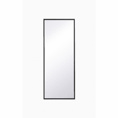 Elegant Monet Metal Frame Rectangle Mirror 14" - Black - MR41436BK