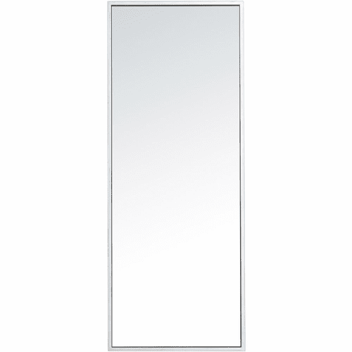 Elegant Monet Metal Frame Rectangle Mirror 14" - Silver - MR41436S