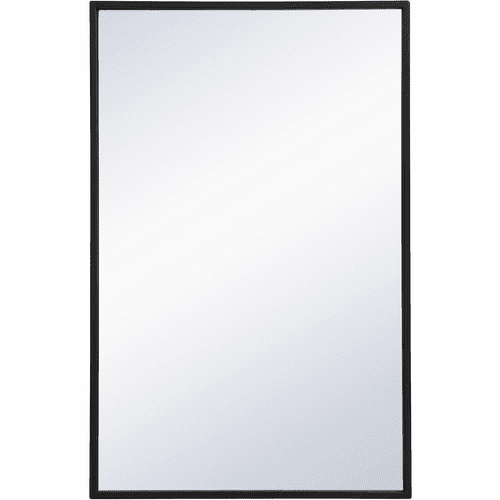Elegant Monet Metal Frame Rectangle Mirror 18X28" - Black - MR41828BK