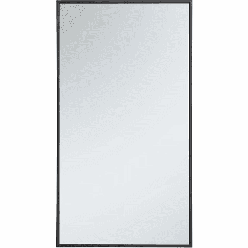 Elegant Monet Metal Frame Rectangle Mirror 20" - Black - MR42036BK