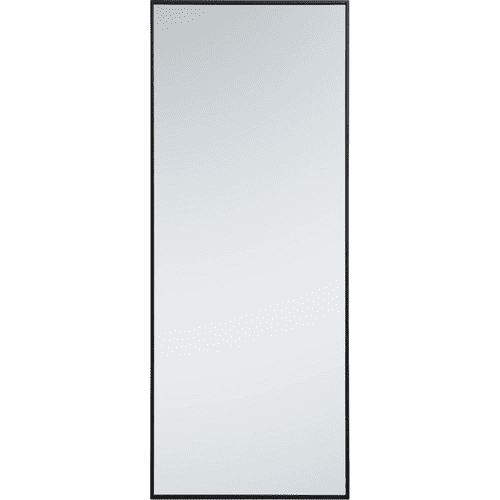 Elegant Monet Metal Frame Rectangle Mirror 24" - Black - MR42460BK