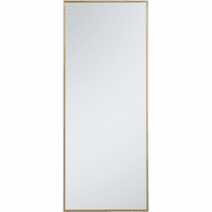 Elegant Monet Metal Frame Rectangle Mirror 24" - Brass - MR42460BR