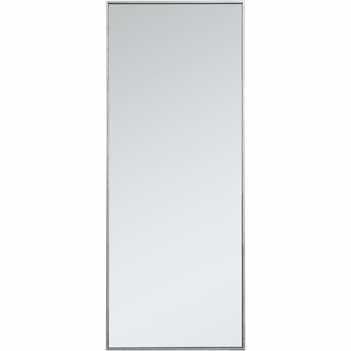 Elegant Monet Metal Frame Rectangle Mirror 24" - Silver - MR42460S