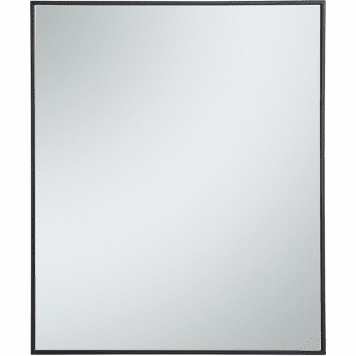 Elegant Monet Metal Frame Rectangle Mirror 30" - Black - MR43036BK