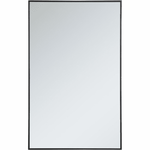 Elegant Monet Metal Frame Rectangle Mirror 30" - Black - MR43048BK