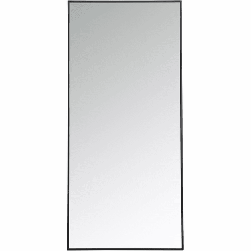 Elegant Monet Metal Frame Rectangle Mirror 30" - Black - MR43060BK