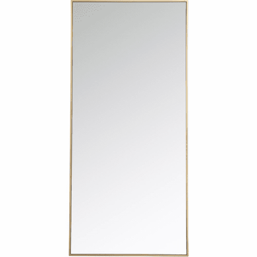 Elegant Monet Metal Frame Rectangle Mirror 30" - Brass - MR43060BR