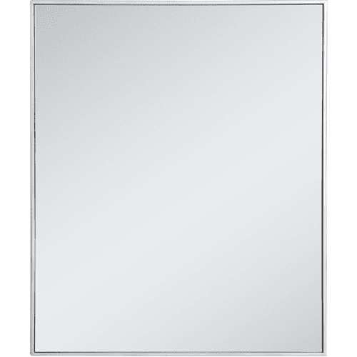 Elegant Monet Metal Frame Rectangle Mirror 30" - Silver - MR43036S