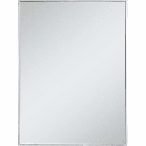 Elegant Monet Metal Frame Rectangle Mirror 30" - Silver - MR43040S