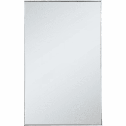 Elegant Monet Metal Frame Rectangle Mirror 30" - Silver - MR43048S
