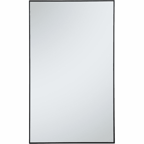 Elegant Monet Metal Frame Rectangle Mirror 36" - Black - MR43660BK