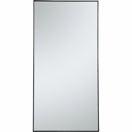 Elegant Monet Metal Frame Rectangle Mirror 36" - Black - MR43672BK
