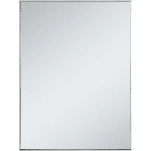 Elegant Monet Metal Frame Rectangle Mirror 36" - Silver - MR43648S